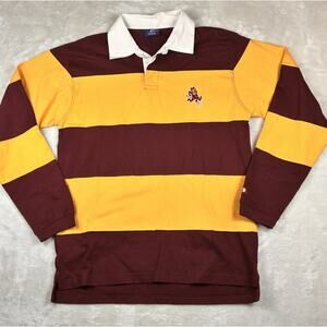 Vintage Pro Player Rugby Shirt Men’s Sz M Red Yellow Arizona State Long Sleeves